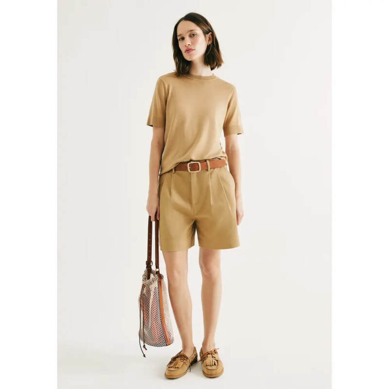 BLUSA FEM MARROM CLARO