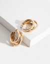 Aros Argollas Metal Argollas De Metal - Dorado