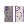 Protector para iPhone 17 con bordes color púrpura Protector Para Iphone 17 Con Bordes Color Púrpura