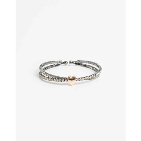 Brazaletes Strass Combinacion Bicolor