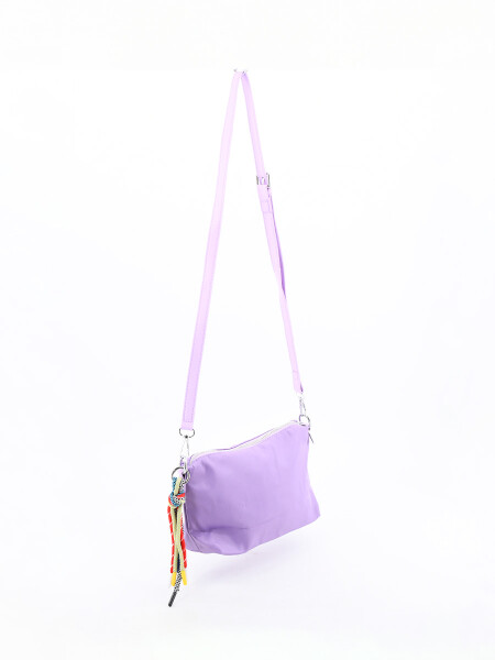BANDOLERA BIANCA VIOLETA