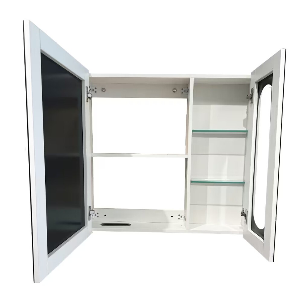 Espejo botiquín 75 cm Curve blanco DMC Espejo Botiquín 75 Cm Curve Blanco Dmc