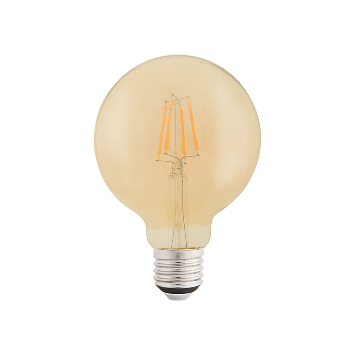 Lámpara LED G125 globo ámbar E27 4W 280Lm cálida -TRAMONTINA - TE3160 