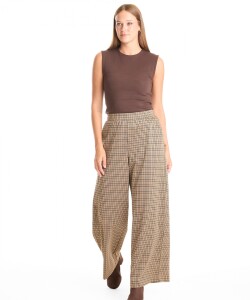 Pantalon Pull On Gales MARRON/MULTI