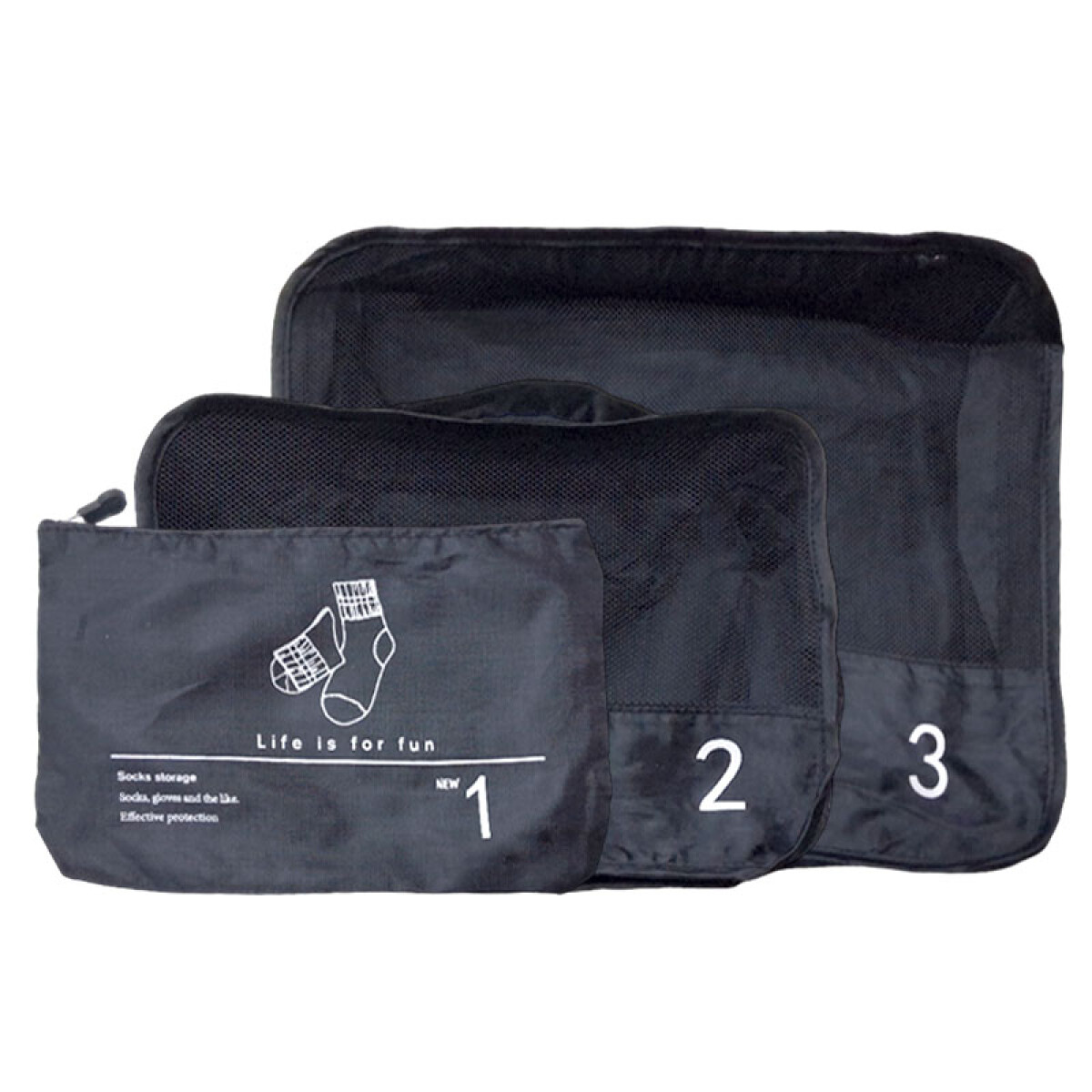 Organizador de viaje 3 unidades - Organizador De Viaje 3 Unidades 