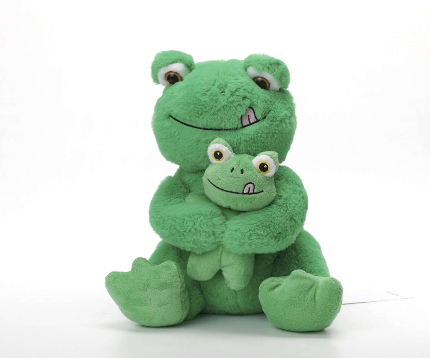 PELUCHE SERIE MADRE E HIJO (RANA/27 CM) 