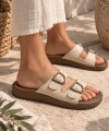 Sandalia Candela PRE VENTA beige claro
