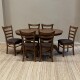 JUEGO DE COMEDOR OVAL SANDY 6 SILLAS JUEGO DE COMEDOR OVAL SANDY 6 SILLAS