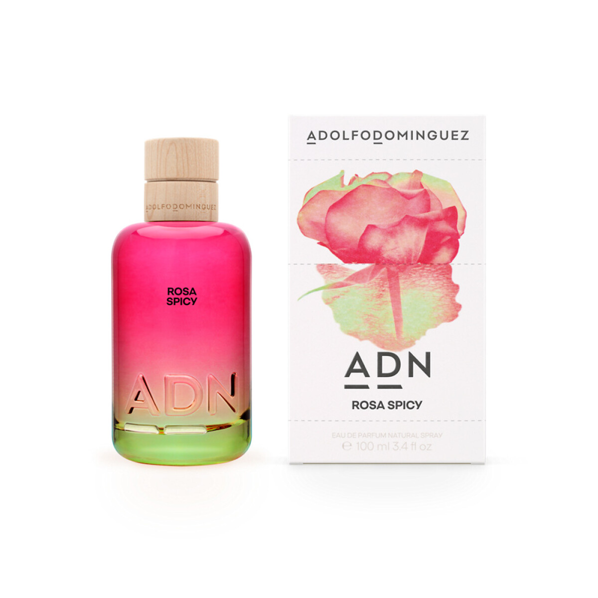 Perfume Adolfo Domínguez ADN Rosa Spicy EDP 100ml 