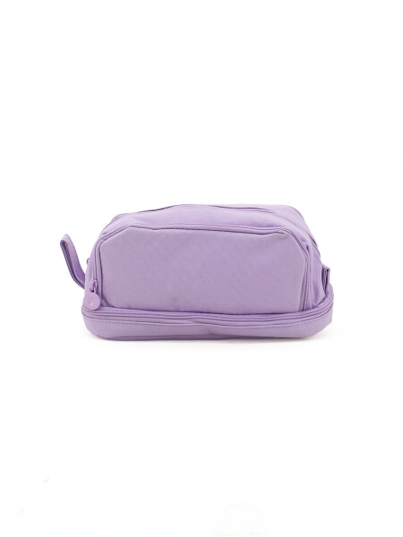 CARTUCHERA LILA DOBLE CIERRE VIOLETA