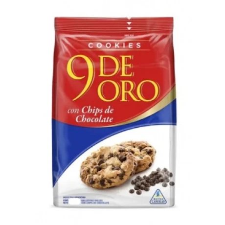 GALLETA 9 DE ORO 120G COOKIES C/CHIPS GALLETA 9 DE ORO 120G COOKIES C/CHIPS