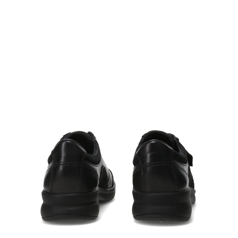 Zapatos de Mujer Lombardino Casual Mery Negro (Nobuk)