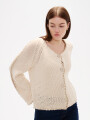 Cardigan Garene Crudo / Natural