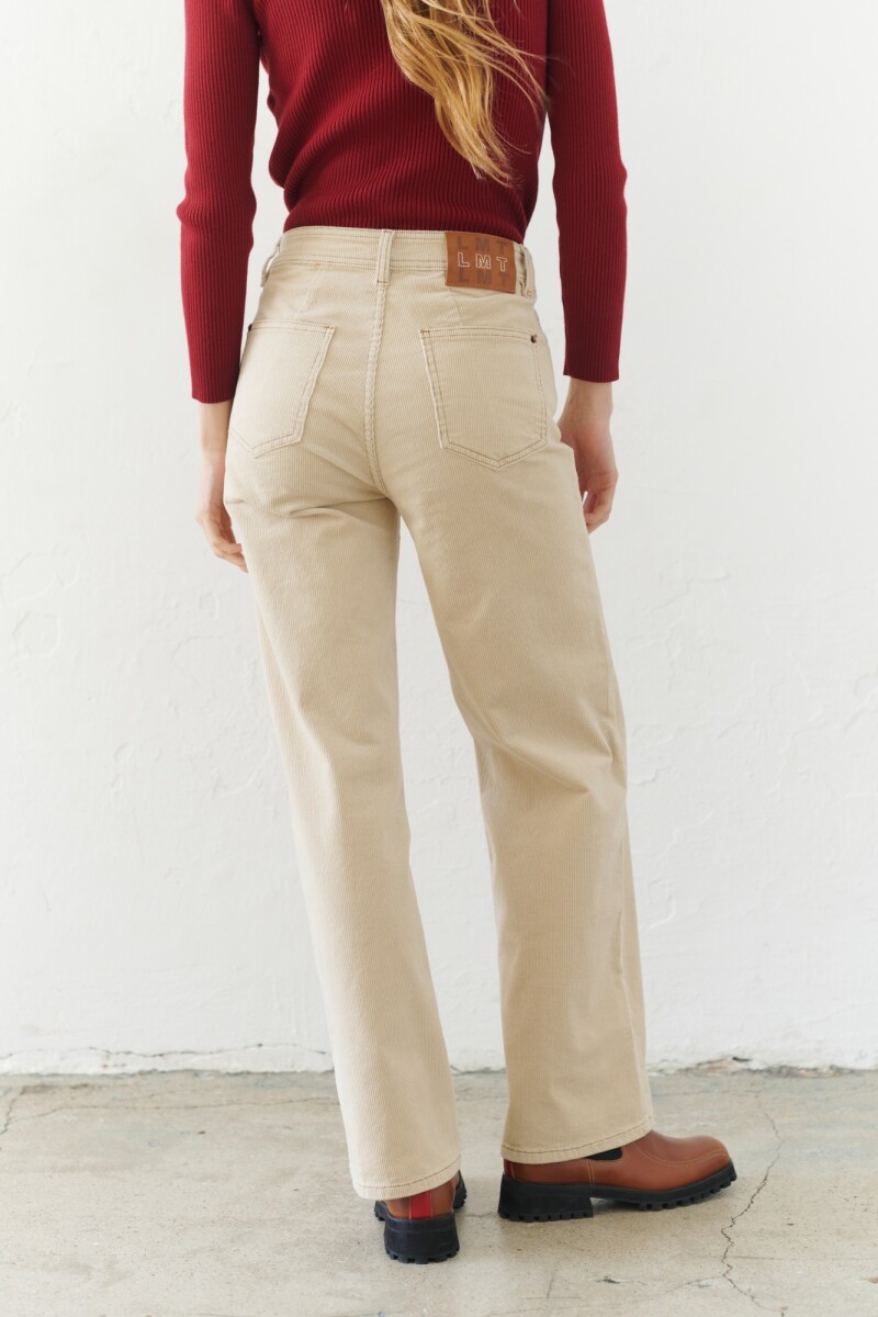 PANTALON PANA NATURAL