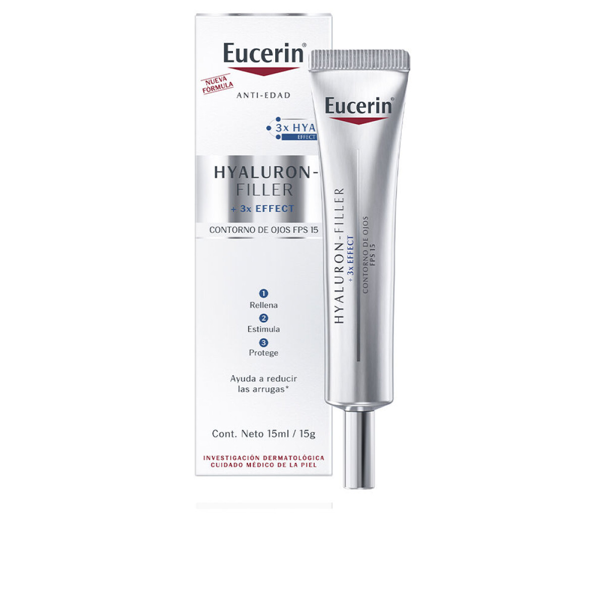Eucerin Hyaluron Filler contorno de ojos FPS15 
