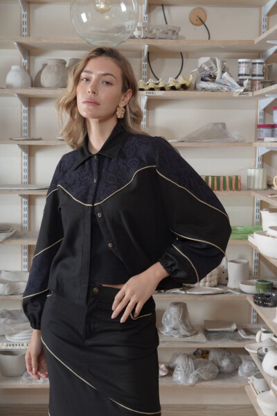 Camisa Garim NEGRO