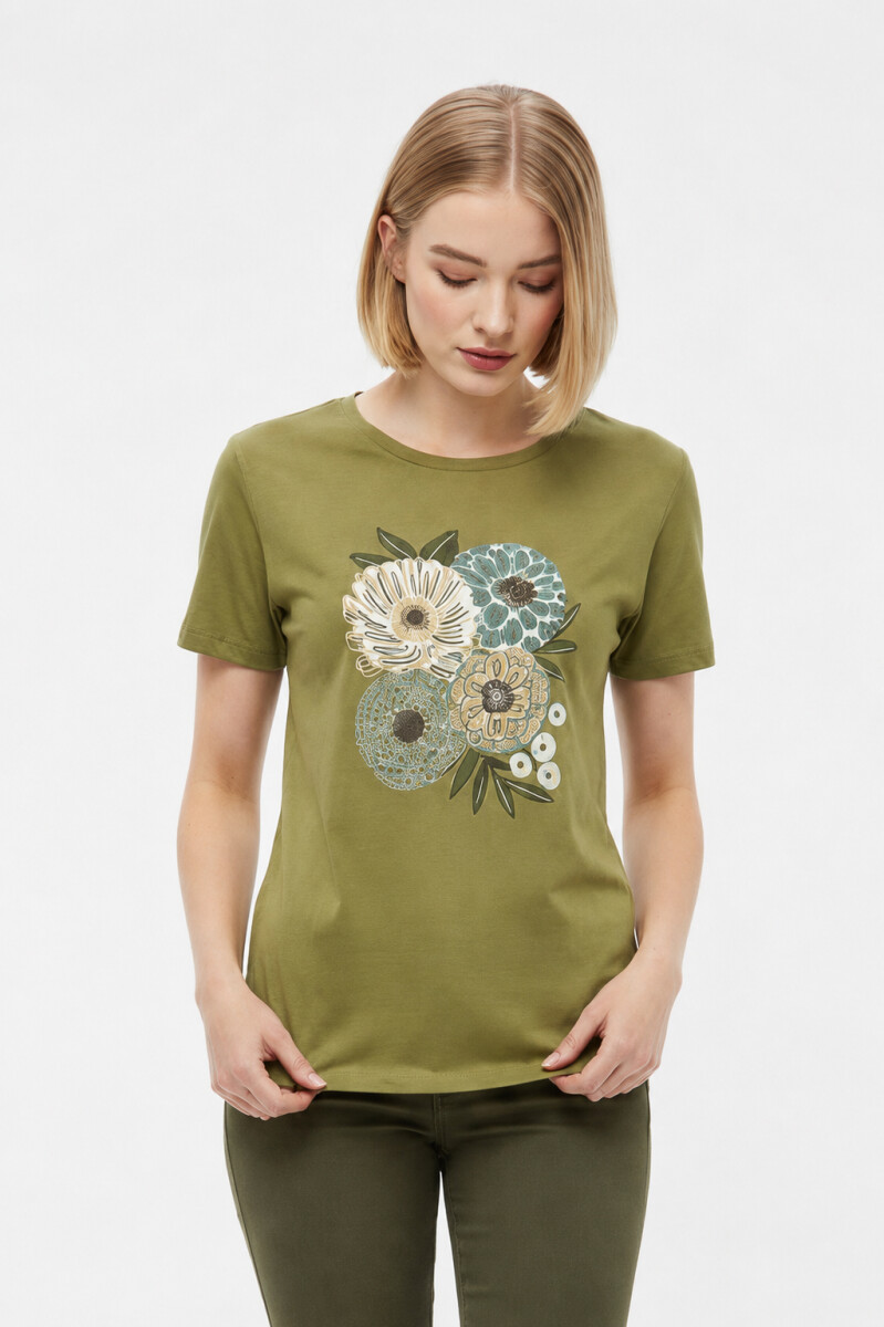 Remera Violeta - Estampado 4 
