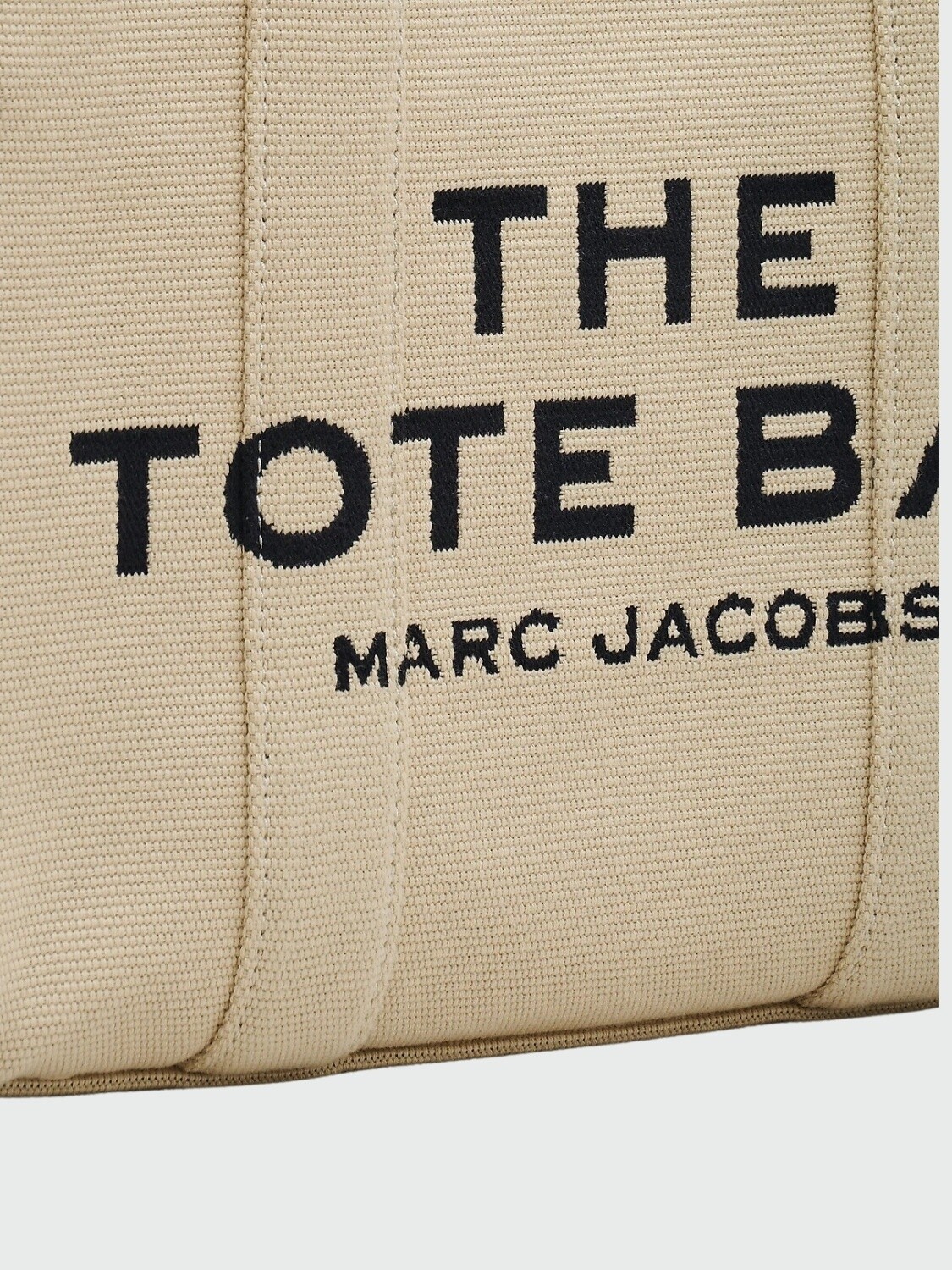 Marc Jacobs- Bolso tejido en jacquard , The Medium Tote Bag Beige