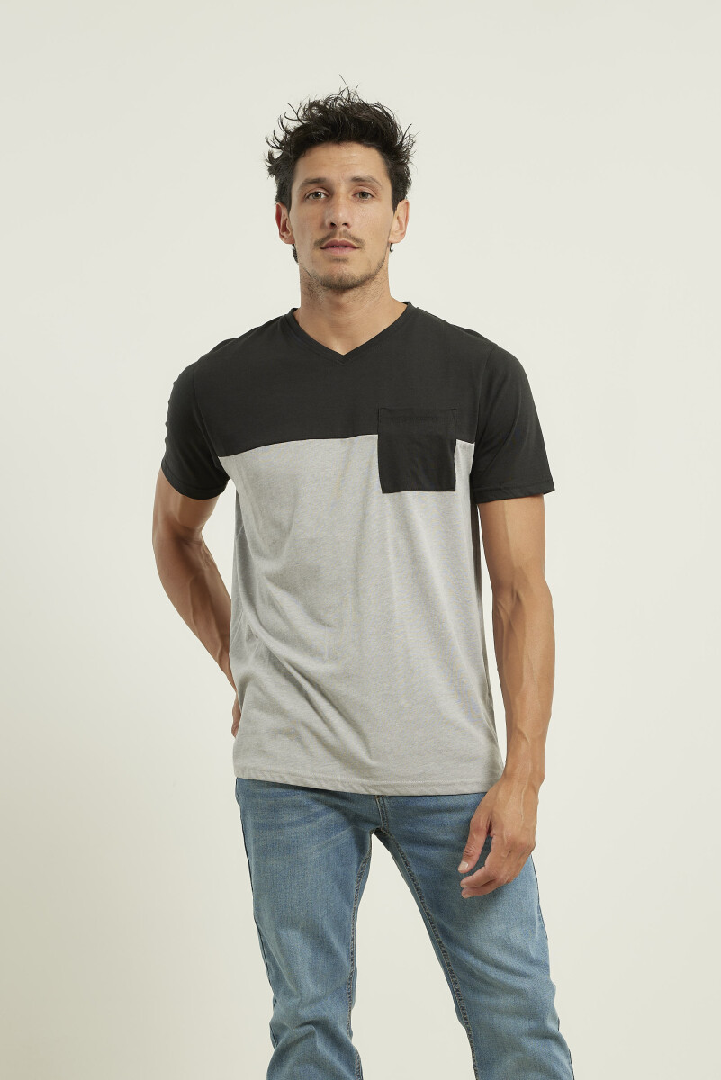 T-shirts Navigator - Negro/gris 