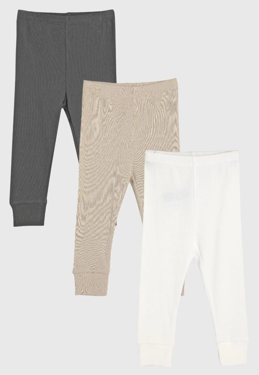 Pantalon Pack X3 Bebe - Bedrock 291 