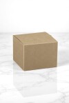 Caja plegable 12x12x10 cm. - KRAFT MARRON Caja plegable 12x12x10 cm. - KRAFT MARRON