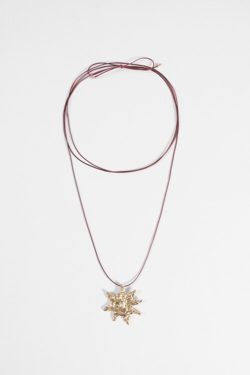 Collar cordón dije sun dorado