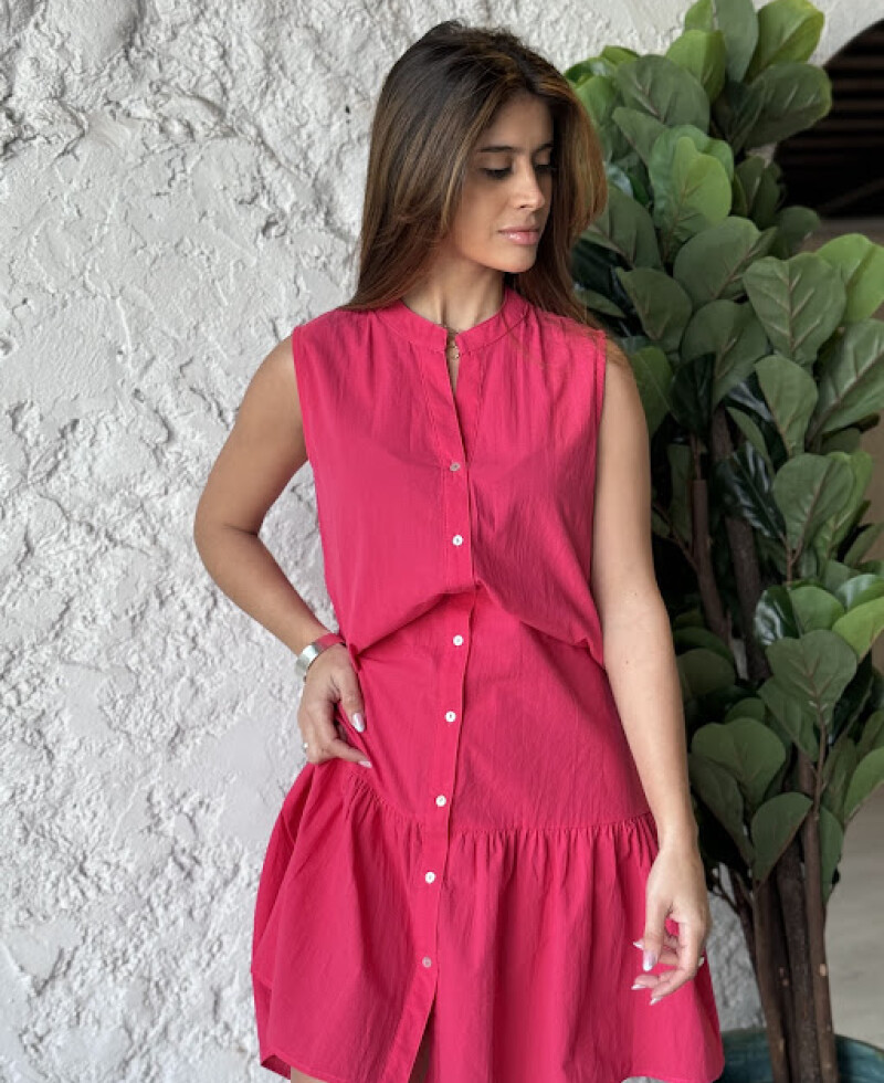 Vestido Marina fucsia