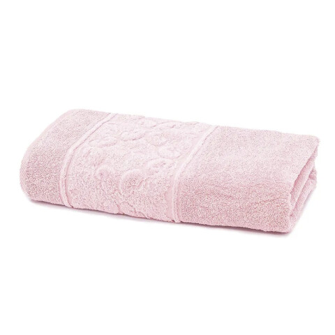 Toalla Baño Comfort Dohler 100% Algodón 70 x 140 cm 7206-ROSA CLARO