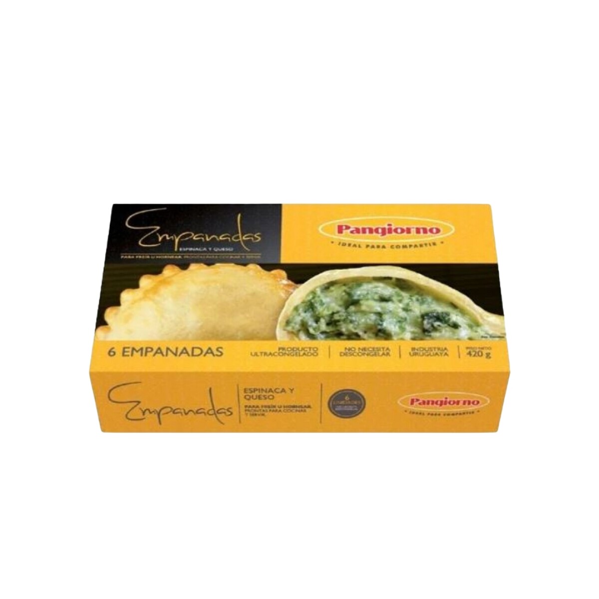Empanadas de espinaca y queso Pangiorno - 6 uds. - 420 gr 