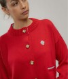 Cardigan Terro Cotton Rojo