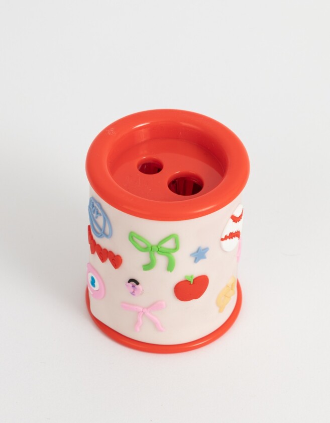 Útiles Varios Estampados Sacapuntas Estampado - Rojo Medio