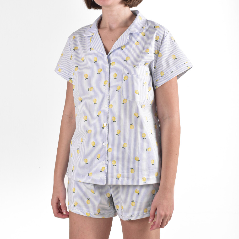 Short y Camisa Mangas Corta Limones Colección 2025 G