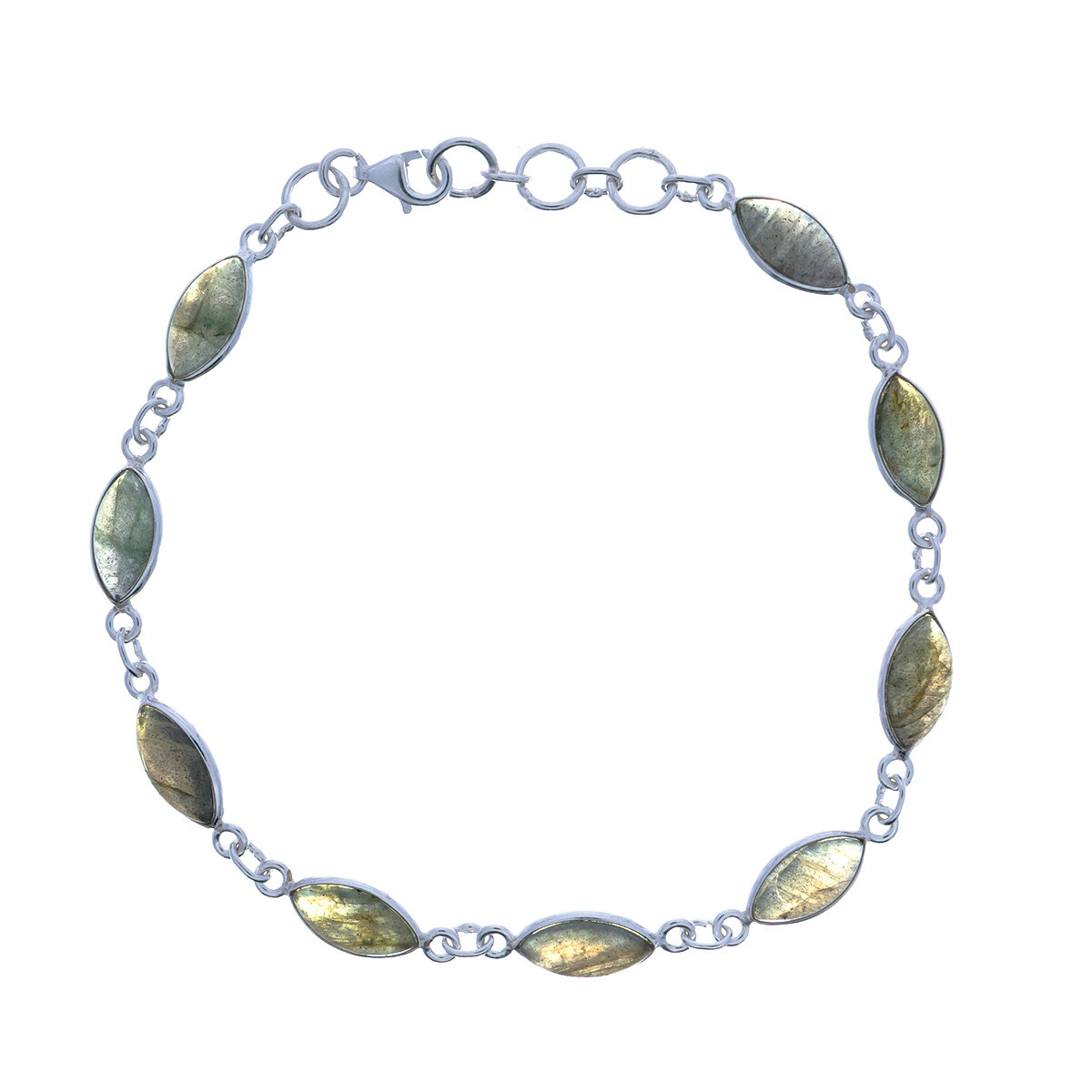 Pulsera de Plata 925 con piedras 