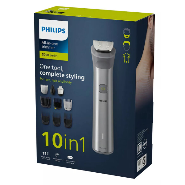 Multigroom 10 En 1 Philips Serie 5000 Mg5920/15 MULTIGROOM 10EN1 PHILIPS MG5920/15