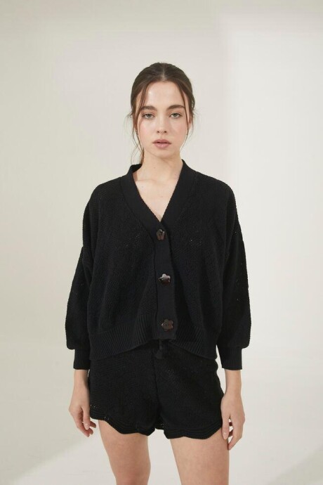 CARDIGAN MARGARETTE NEGRO