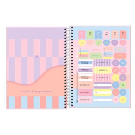 Agenda Tilibra 2026 Happy Semanal Violeta