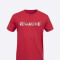 T-shirt estampada rojo