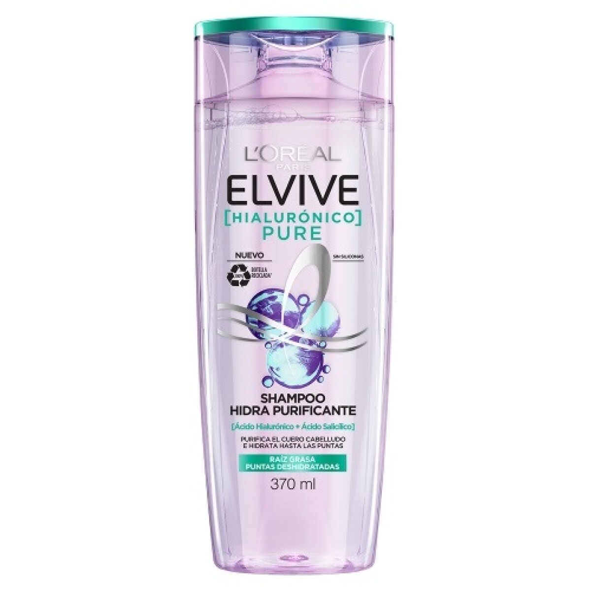 Shampoo Elvive Hilurónico Pure 370ml 