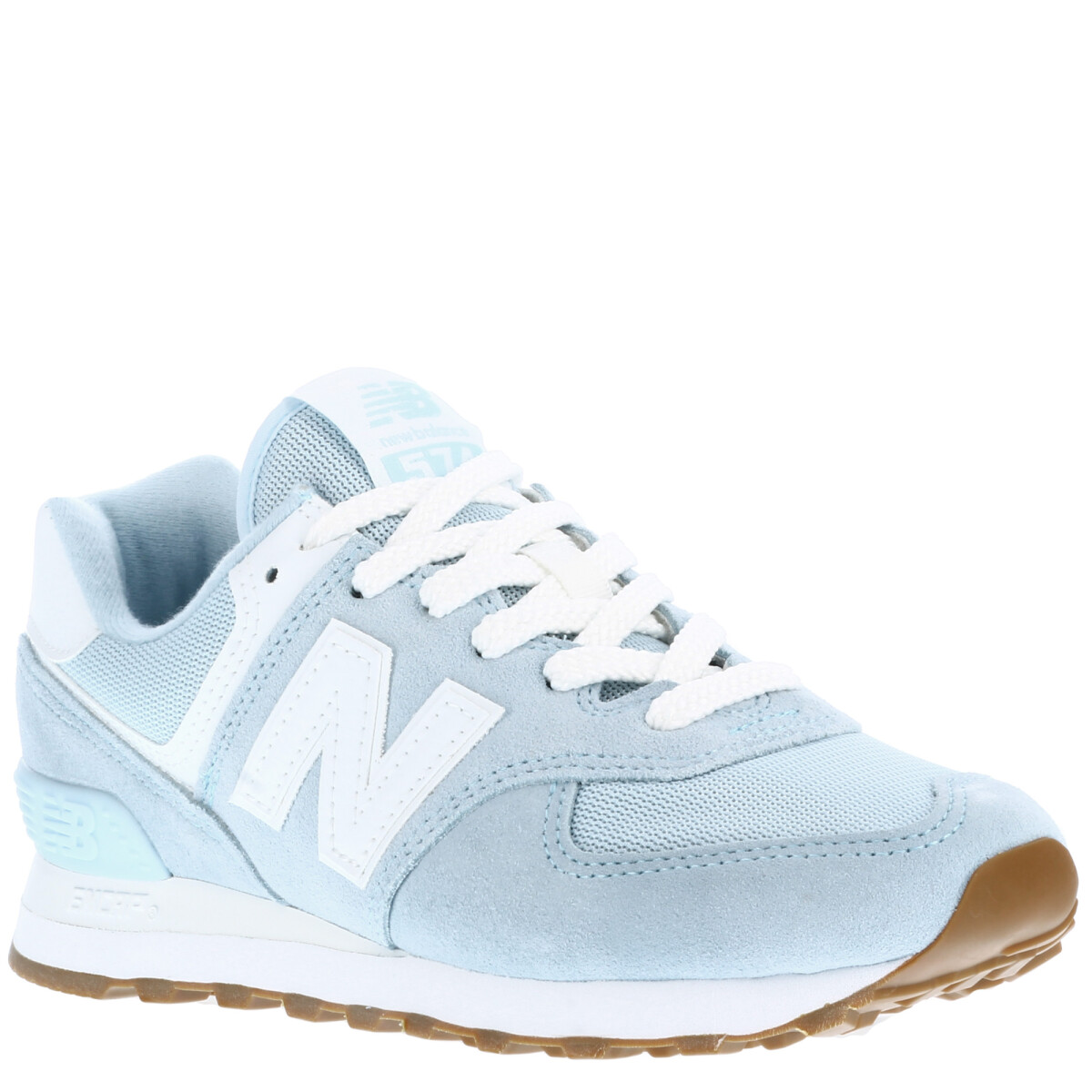 Championes de Mujer New Balance LifeStyle - Celeste - Blanco 