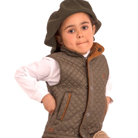 Chaleco Capitoneado de niño verde