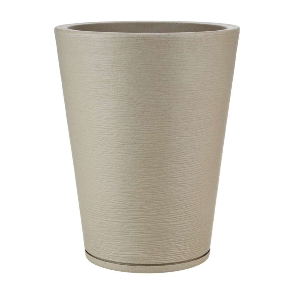 MACETA 38X57CM GENEBRA GRAPHITO EFECTO PIEDRA - BEIGE 