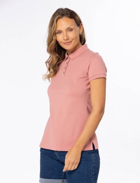 POLO PIQUE LISA Coral