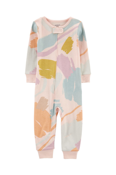 Pijama una pieza de algodón diseño acuarela Pijama una pieza de algodón diseño acuarela