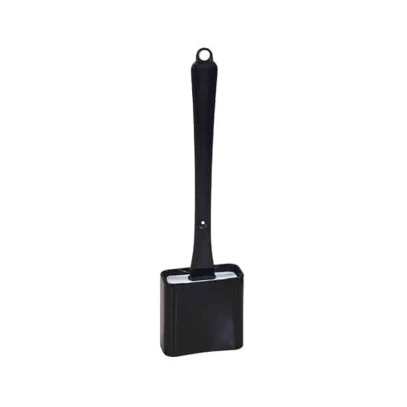 Escobilla de baño con cepillo de silicona NEGRO
