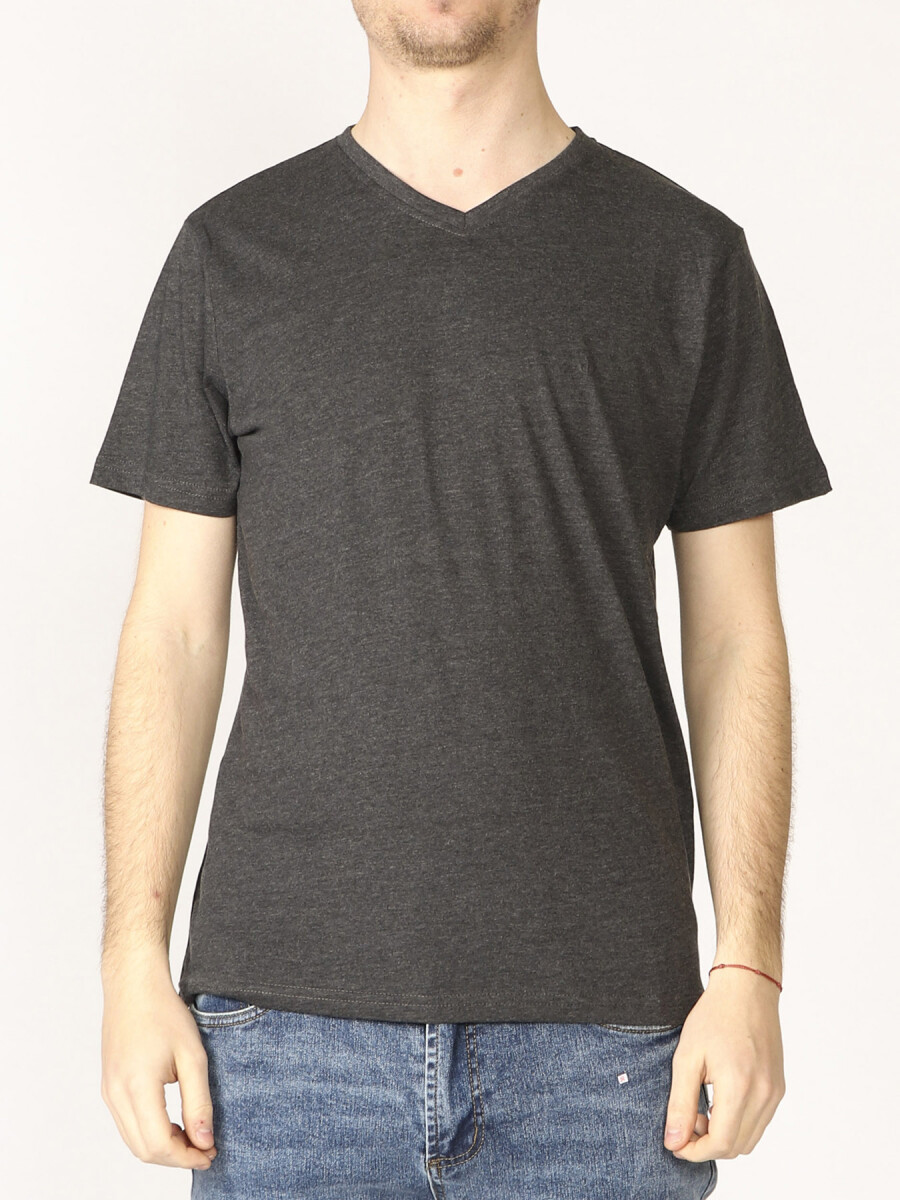 T-SHIRT NAVIGATOR - Gris Oscuro Melange 