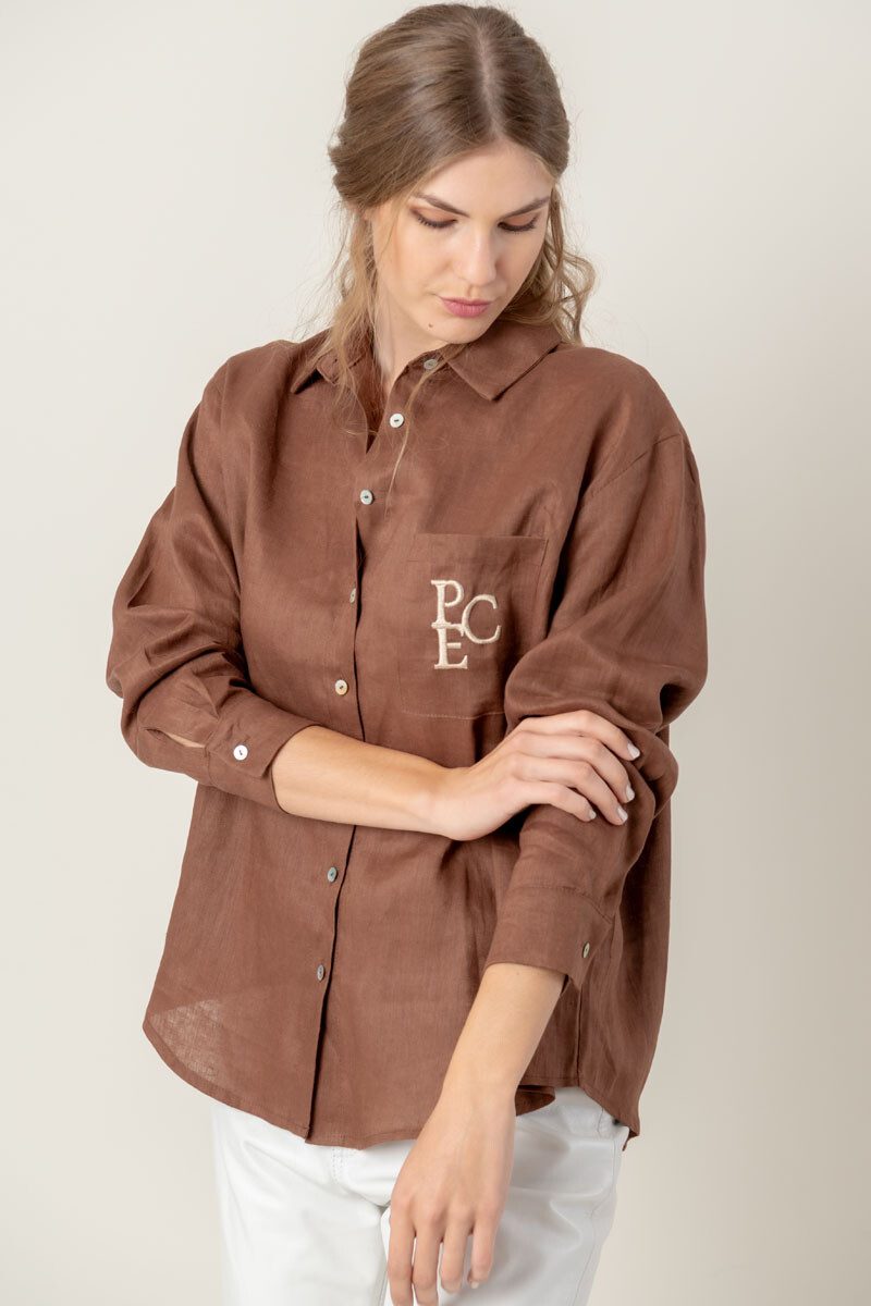 Camisa costa - Chocolate 