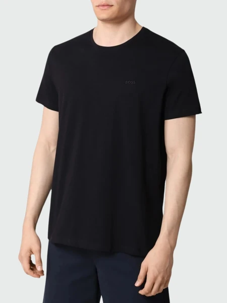 BOSS Black - Pack 2 Camisetas Interiores Algodón Logo 0
