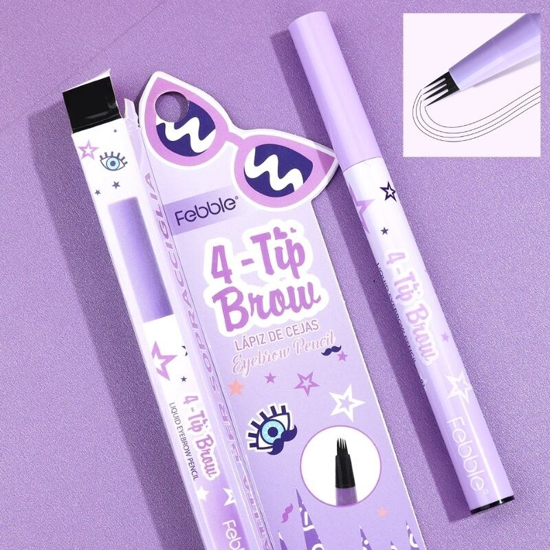 Ushas - Delineador Líquido Para Cejas Febble - 4 Líneas - 03 Ushas - Delineador Líquido Para Cejas Febble - 4 Líneas - 03