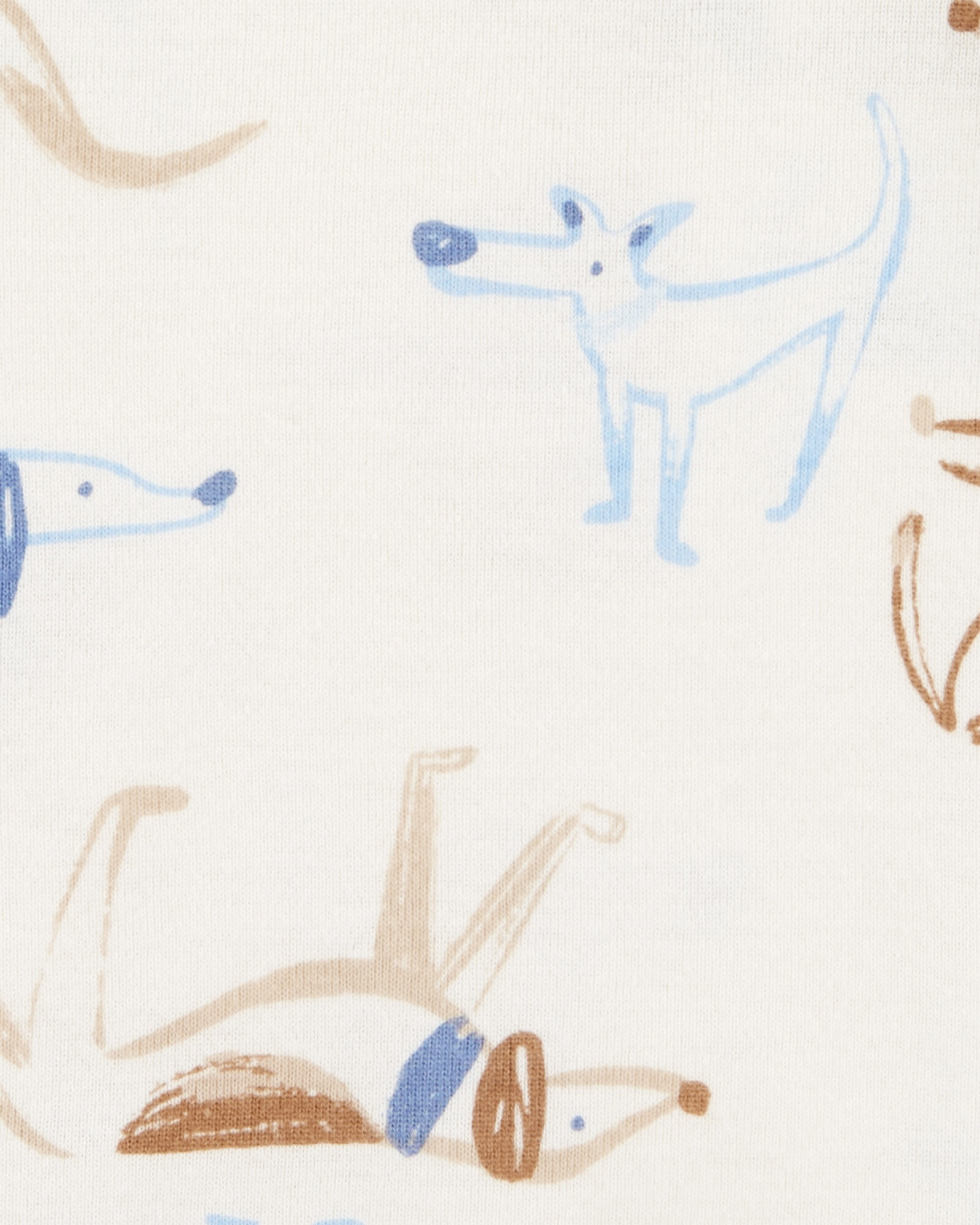 Pack seis bodies de algodón, manga larga, diseño perros Pack seis bodies de algodón, manga larga, diseño perros