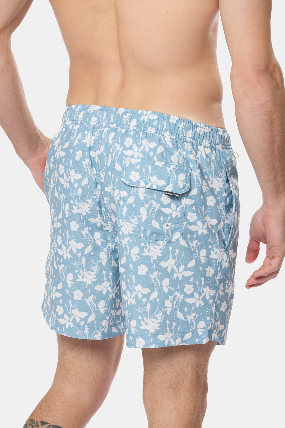 SHORT DE BAÑO ESTAMPADO Denim